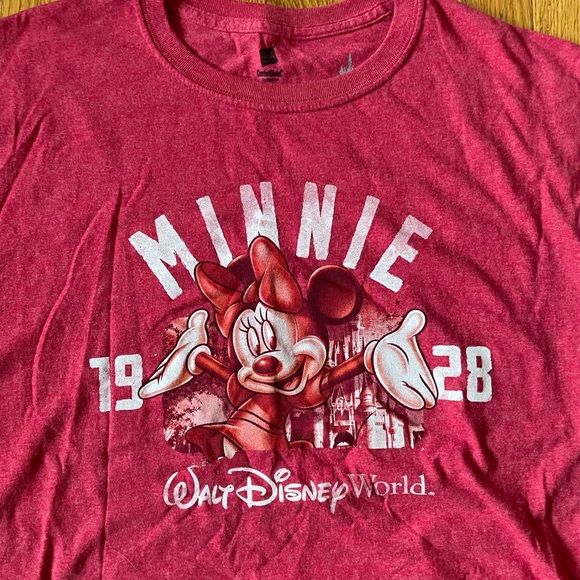 Disney Parks By Hanes Minnie Mouse Walt Disney World Large Tee - Picture 2 of 3